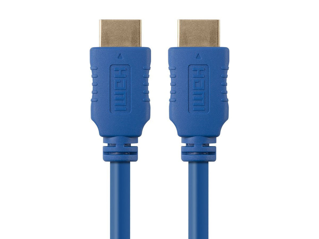 28AWG High Speed HDMI Cable w/Ferrite Cores, Blue (6 feet)