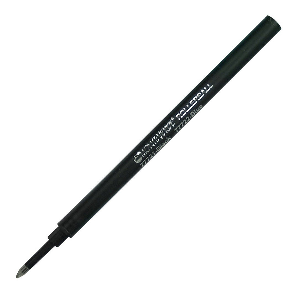 Monteverde Ceramic Rolleball Black Refill to Fit Most Capped Rollerball Pens, Fine Point, 2 per Pack (G222BK)