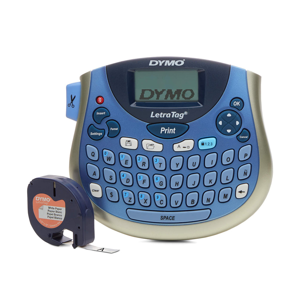 DYMO LetraTag LT-100T Compact, Portable Label Maker with QWERTY Keyboard (1733011),Assorted Machine