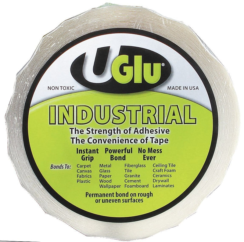 UGlu 10650-UGLU Industrial Roll 1" X 65Ft Foil Balloon, Clear