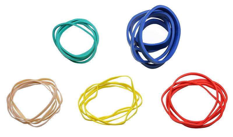 CanDo 10-1855 Hand Exerciser, Additional Latex Free Bands, 5 Pack Set 25 Bands Only Latex-Free