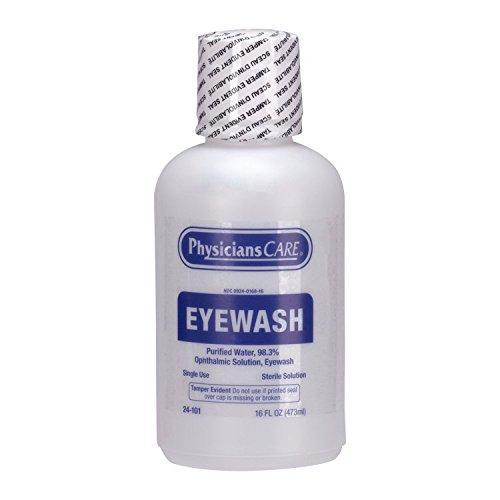 PhysiciansCare 16 oz. Eyewash Bottle, (24-101) 16 oz. Eyewash Refill