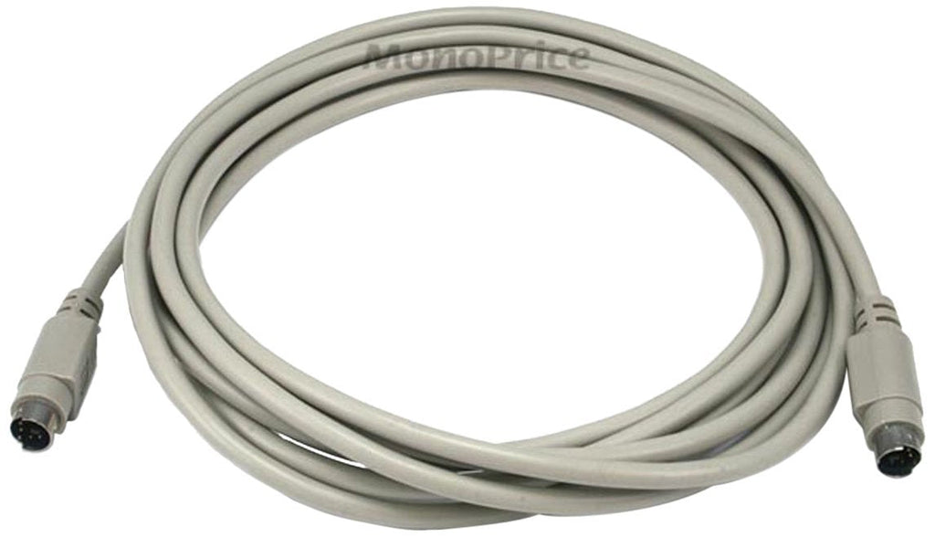 Monoprice PS/2 MDIN-6 Male to Male Cable - 10 Feet - Used as PS/2 Keyboard/Mouse Connector 10ft