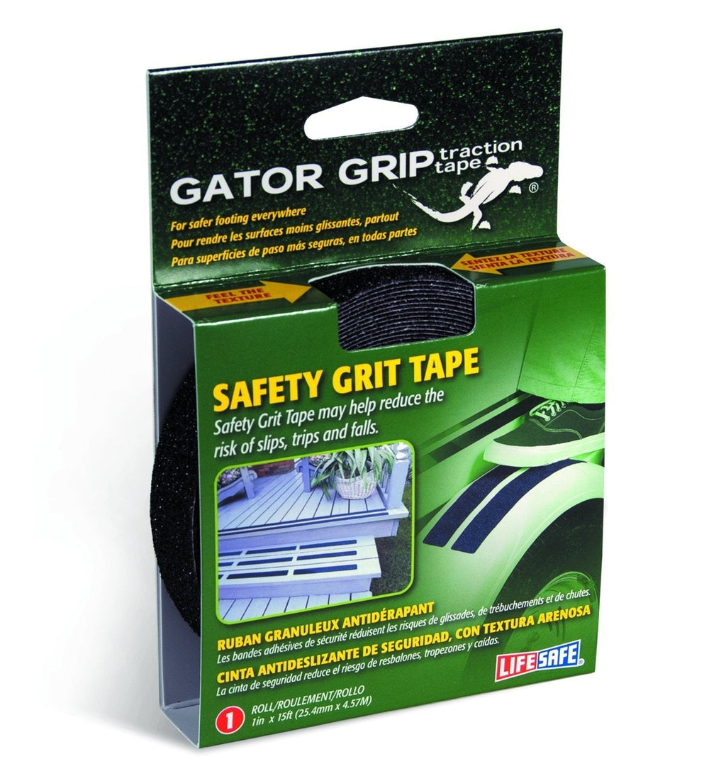 Gator Grip RE3950 Black 1 Inch x 15 Foot Antislip Grit Tape