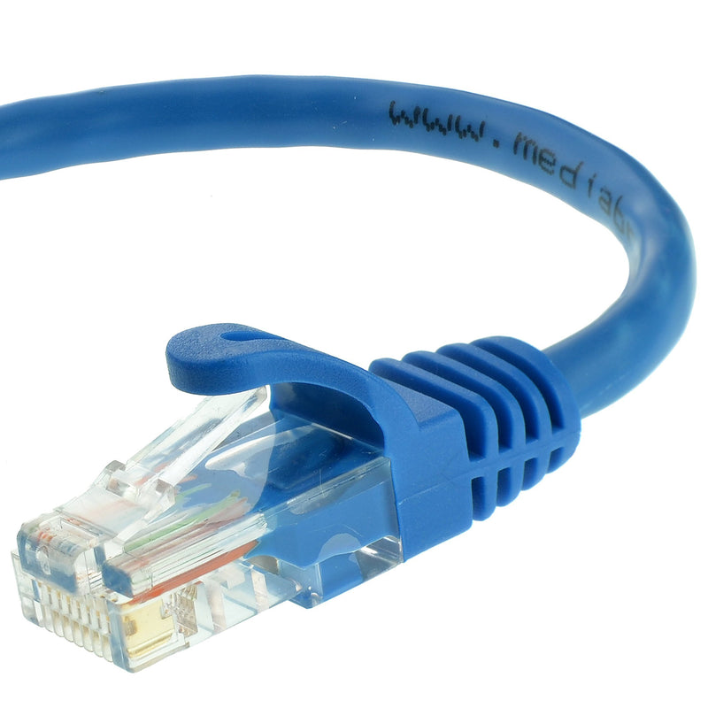Mediabridge Ethernet Cable (50 Feet) - Supports Cat6 / Cat5e / Cat5 Standards, 550MHz, 10Gbps - RJ45 Computer Networking Cord (Part# 31-399-50X) 50 Feet (15.3m)