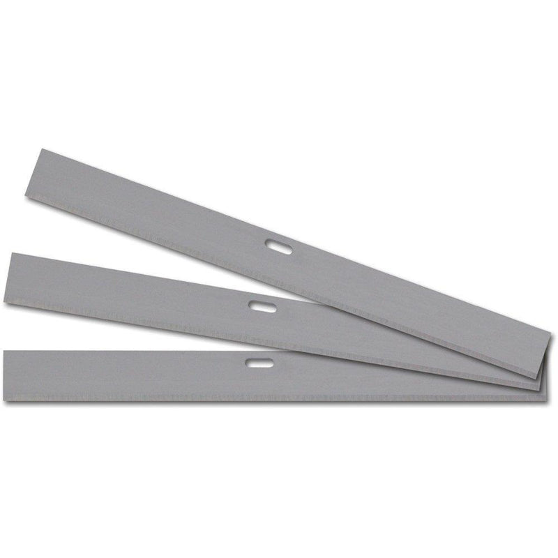 QEP 62904Q 8 in. Carbon Steel Replacement Blades for Floor Scraper and Striper, 3 Count, Grey 8 Inch