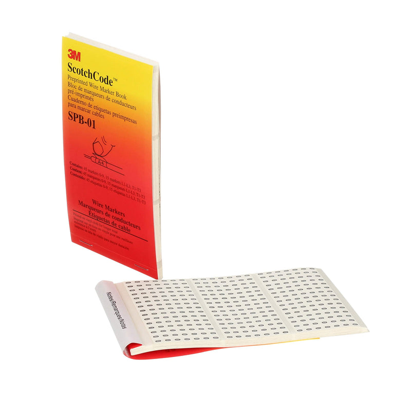 3M ScotchCode Pre-Printed Wire Marker Book