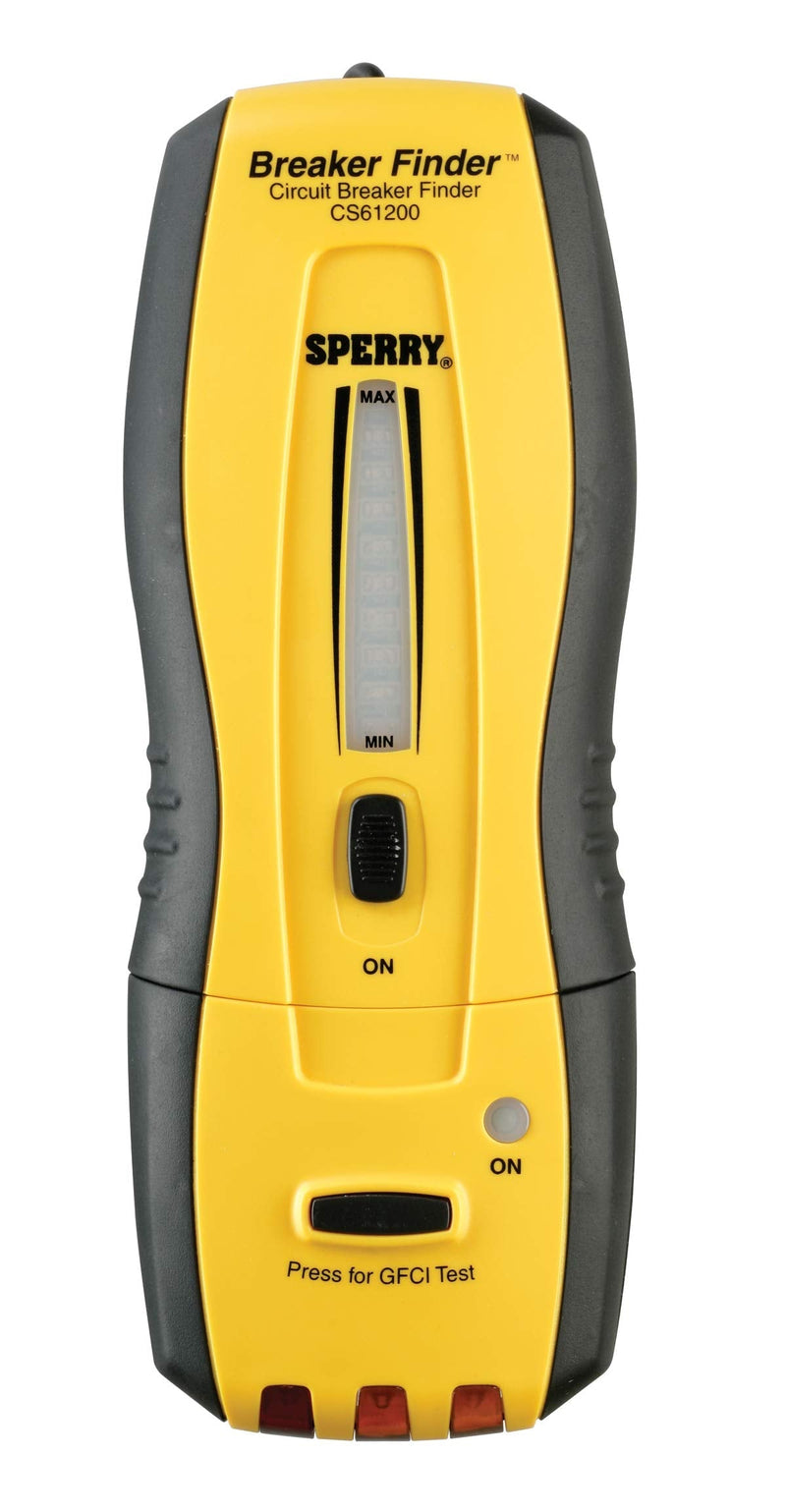 Sperry Instruments CS61200 Sperry Circuit Breaker Finder/Locator And Gfci Tester (Package may vary) , Yellow