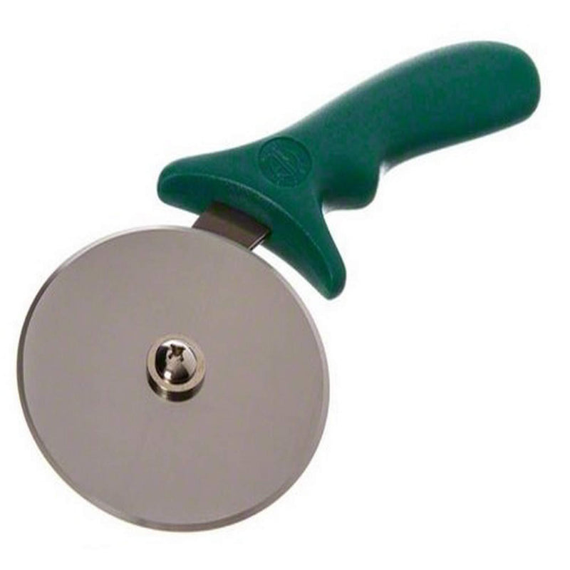American Metalcraft 4" Green Plastic Handle Pizza Cutter