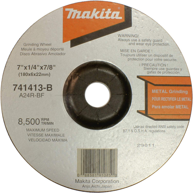 Makita 741413-B-10 7-Inch Grinding Wheel, 10-Pack