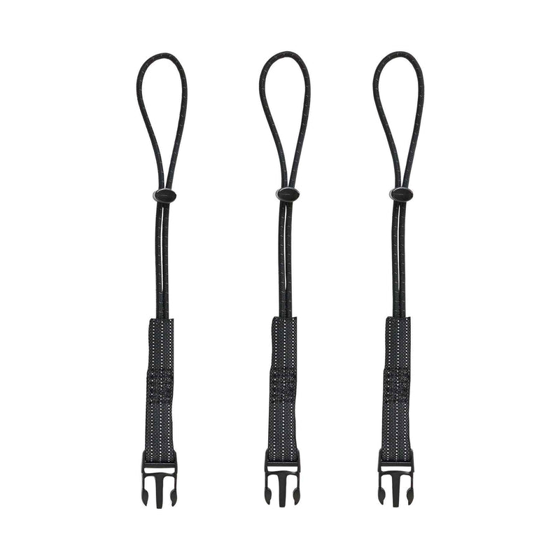 Ergodyne Squids 3103 Detachable Tool Lanyard Loops, 3-Pack, Black, Standard