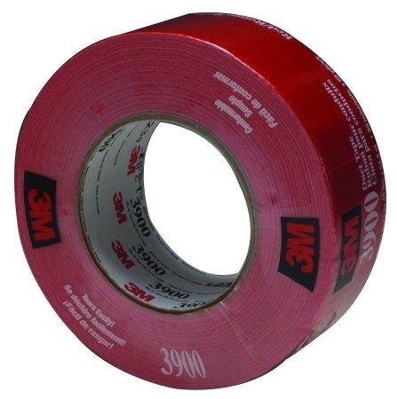 3M 3900 -021200-49830 General Purpose Duct Tape, 200 Degree F Temperature, 22 lbs/in Tensile Strength, 54.8m Length x 48mm Width, Red