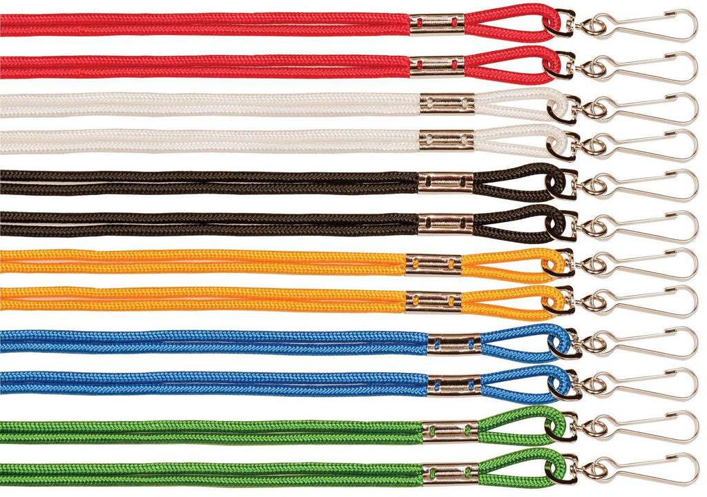 Champion Sports Nylon Lanyards with J-hook Clip – Multiple Colors Bulk Assorted