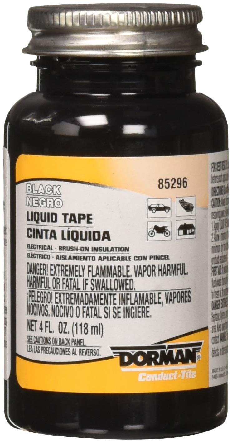 Dorman 85296 4 fl. oz. Black Liquid Electrical Tape