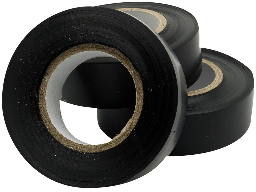 Performance Tool 1136 Black Electrical Tape (3 Piece)