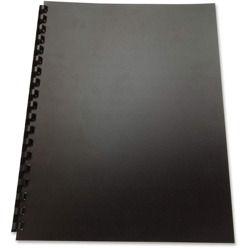 GBC Poly Binding Cover, 11"x8-1/2", 100% Recycled, Black, 25-Pack (25818)