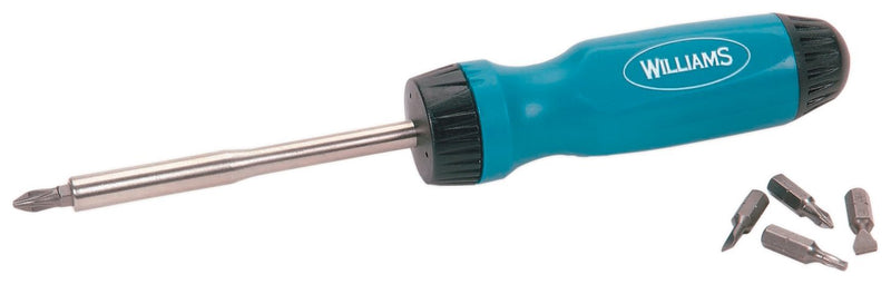 Williams WRS-1 Magnetic Ratcheting Screwdriver,9-inch 9-inch Normal-Handle