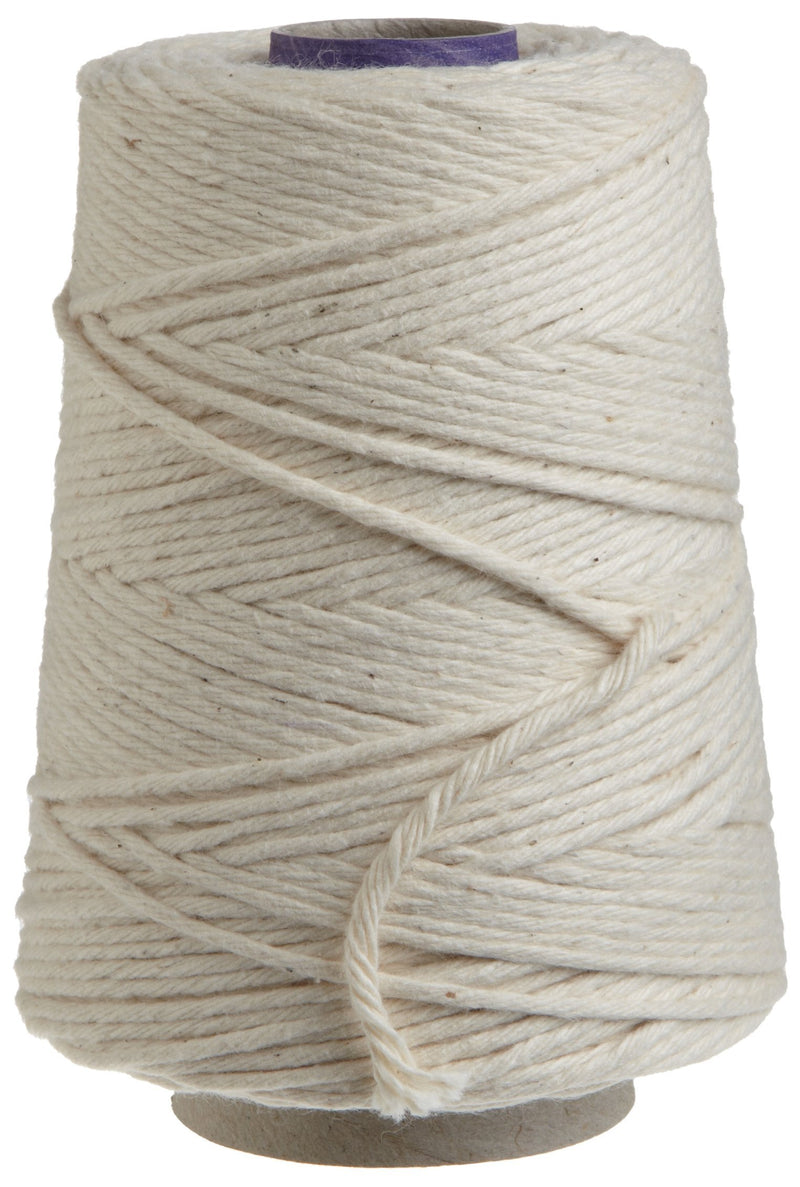 Regency Natural Cooking Twine 1/2 Cone 100% Cotton 500ft 1-Pack Ivory