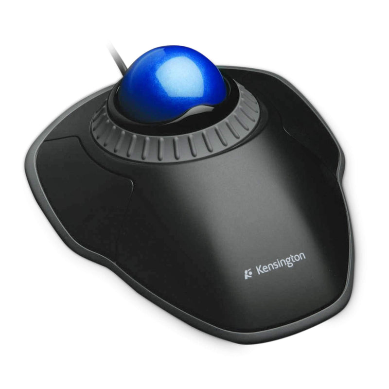 Kensington Orbit Trackball Mouse with Scroll Ring (K72337US) Blue Trackball