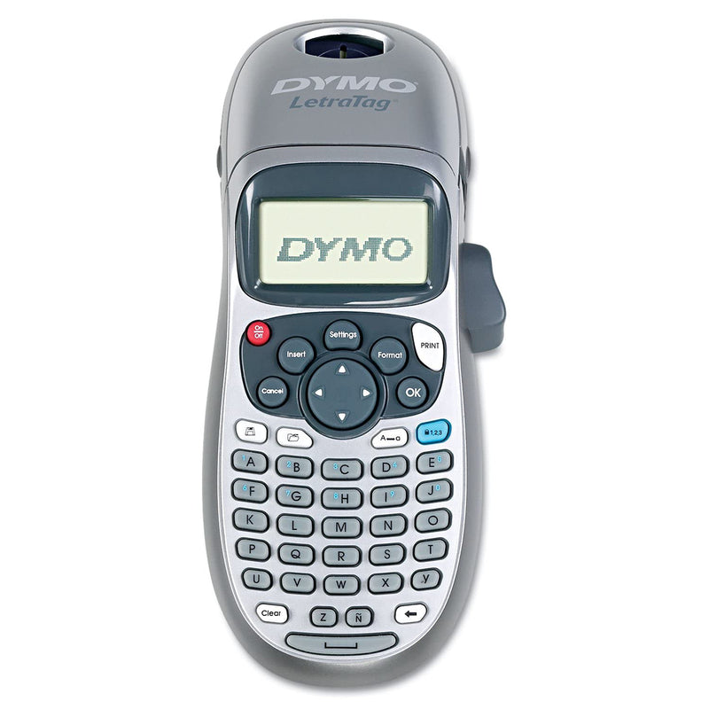 DYMO Label Maker, LetraTag 100H Handheld Label Maker, Easy-to-Use, 13 Character LCD Screen, Great for Home & Office Organization 1749027