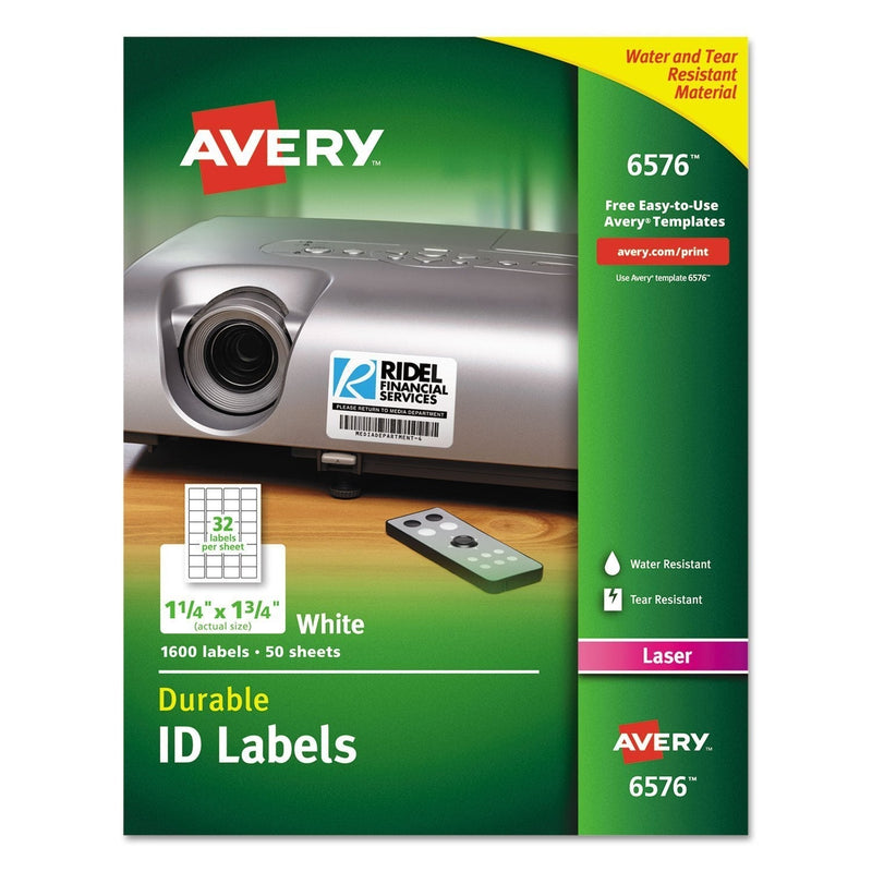 AVE6576 - Avery Permanent Durable ID Laser Labels