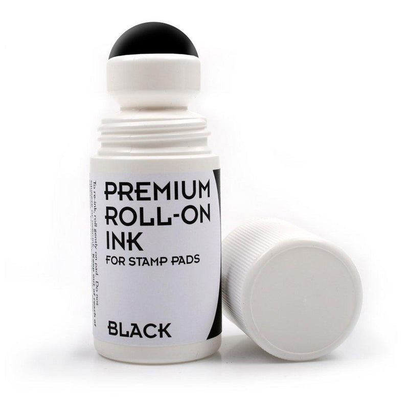 2000 PLUS Roll-On Ink Refill for Felt Stamp Pads, Black, 50ml (030259)