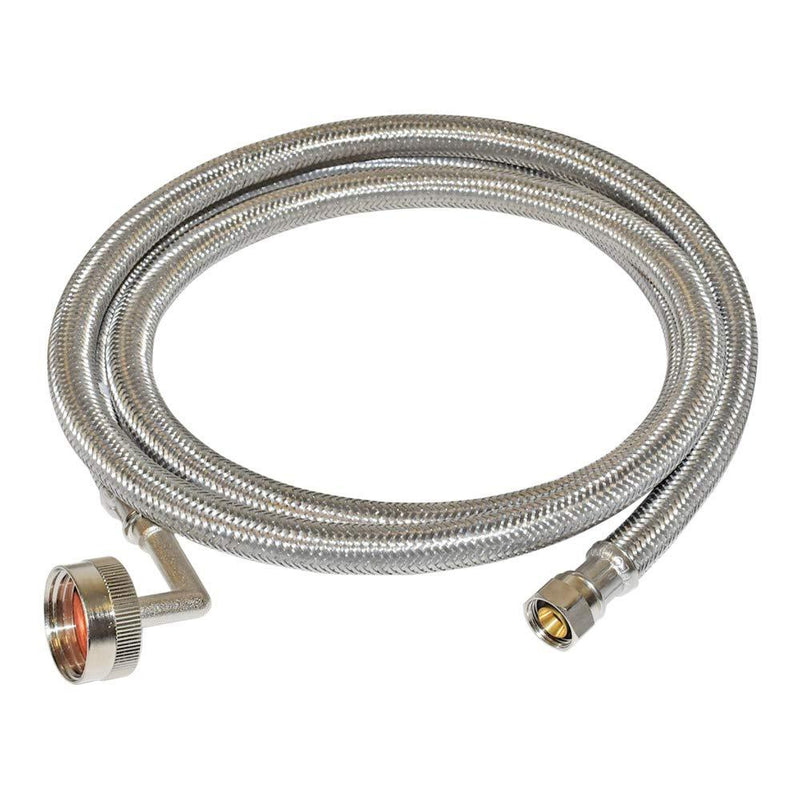 Eastman 41043 Stainless Steel Dishwasher Connector, 6 Ft, Chrome 6'