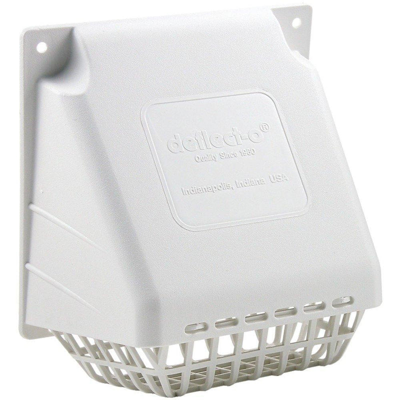 Deflecto HR4W 4" Vent Hood White Original Version