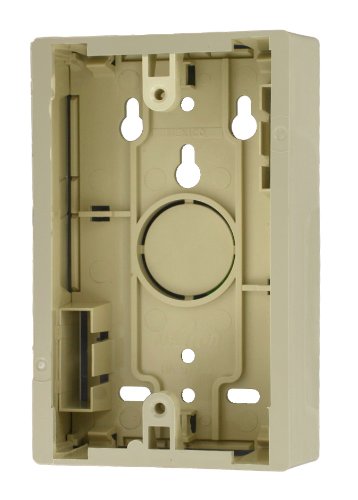 Leviton 42777-1IB Surface Mount Backbox, Single Gang, Ivory, 1.45"