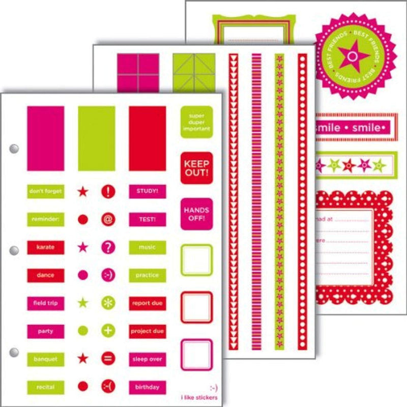 Zoomerang Dots Sticker Pack, 6 Sheets, 6 x 8.5 Inches (41562)