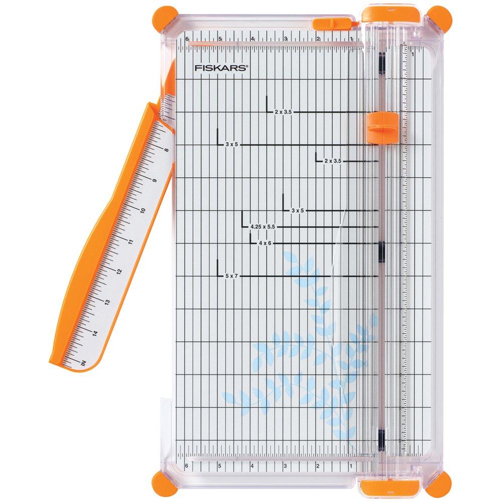 Fiskars 152490-1004 SureCut Deluxe Craft Paper Trimmer, 12 Inch