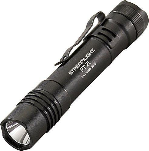 Streamlight 88031 ProTac 2L 350 Lumen Professional Flashlight with High/Low/Strobe w/2 x CR123A Batteries - 350 Lumens Black Protac 2L, 350 Lumens Light