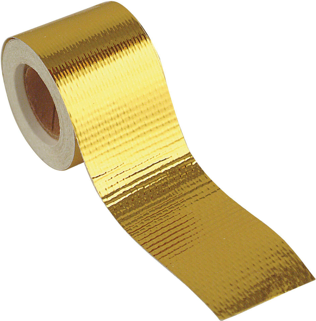 Design Engineering 010397 Reflect-A-GOLD High-Temperature Heat Reflective Adhesive Backed Roll, 2" x 30' Roll