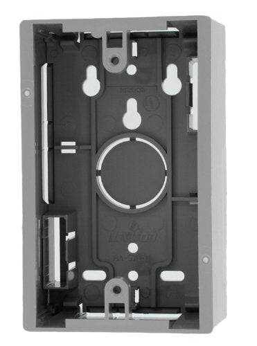 Leviton 42777-1GA Surface Mount Backbox, Single Gang, Grey, 1.89" , Gray