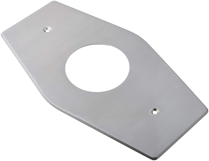 Westbrass One-Hole Remodel Plate for Mixet, Satin Nickel, D503-07