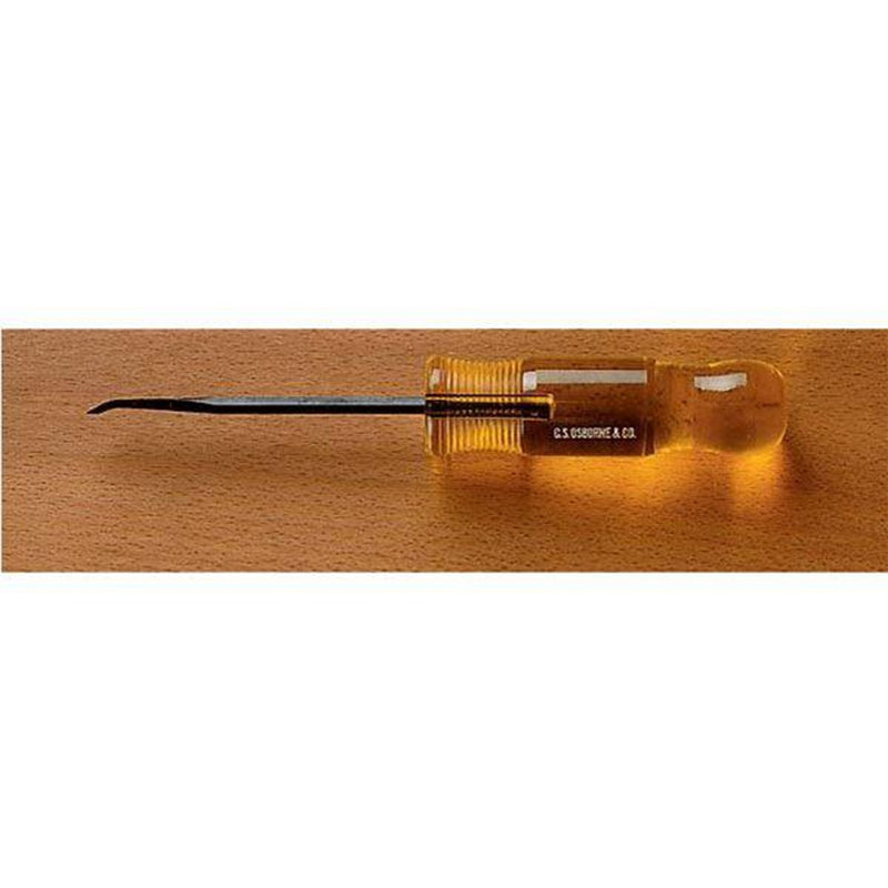 C S Osborne and Company Caning Chisel with Curved 1/8” Blade
