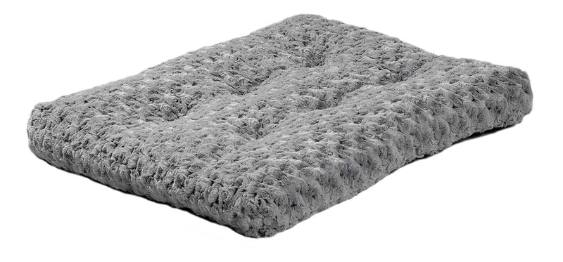 MidWest Homes for Pets Plush Dog Bed | Coco Chic Dog Bed & Cat Bed 18 Inch (Pack of 1) Gray