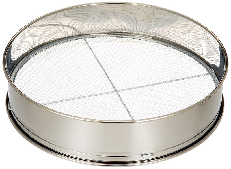 Safe-Deposit 3 stainless soil sieve 12inch for Bonsai (japan import)