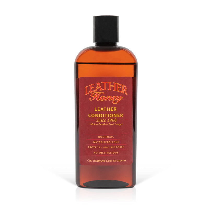 Leather Honey Leather Conditioner, Best Leather Conditioner Since 1968. for use on Leather Apparel, Furniture, Auto Interiors, Shoes, Bags and Accessories. Non-Toxic and Made in The USA! 8 Ounce