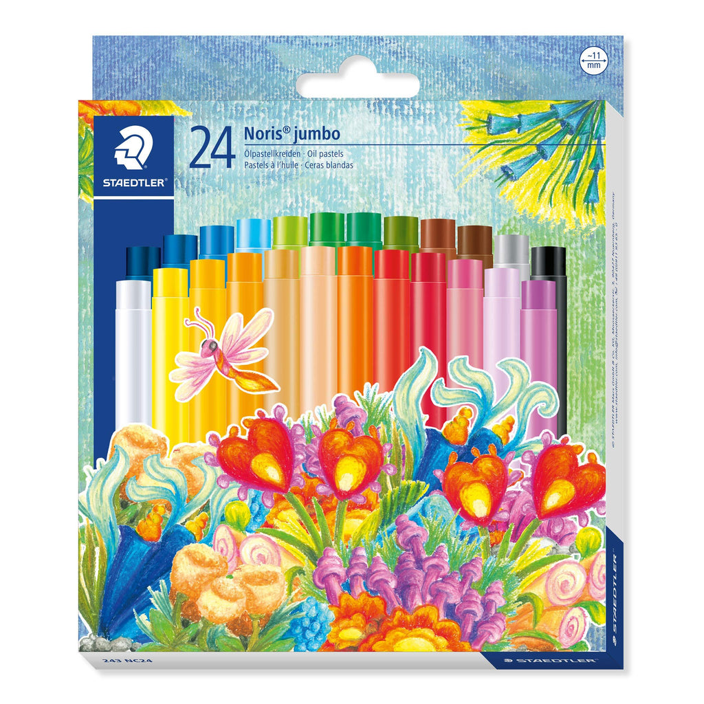 Staedtler 243 NC24 Noris Club Jumbo Oil Pastel (Pack of 24) pack of 24