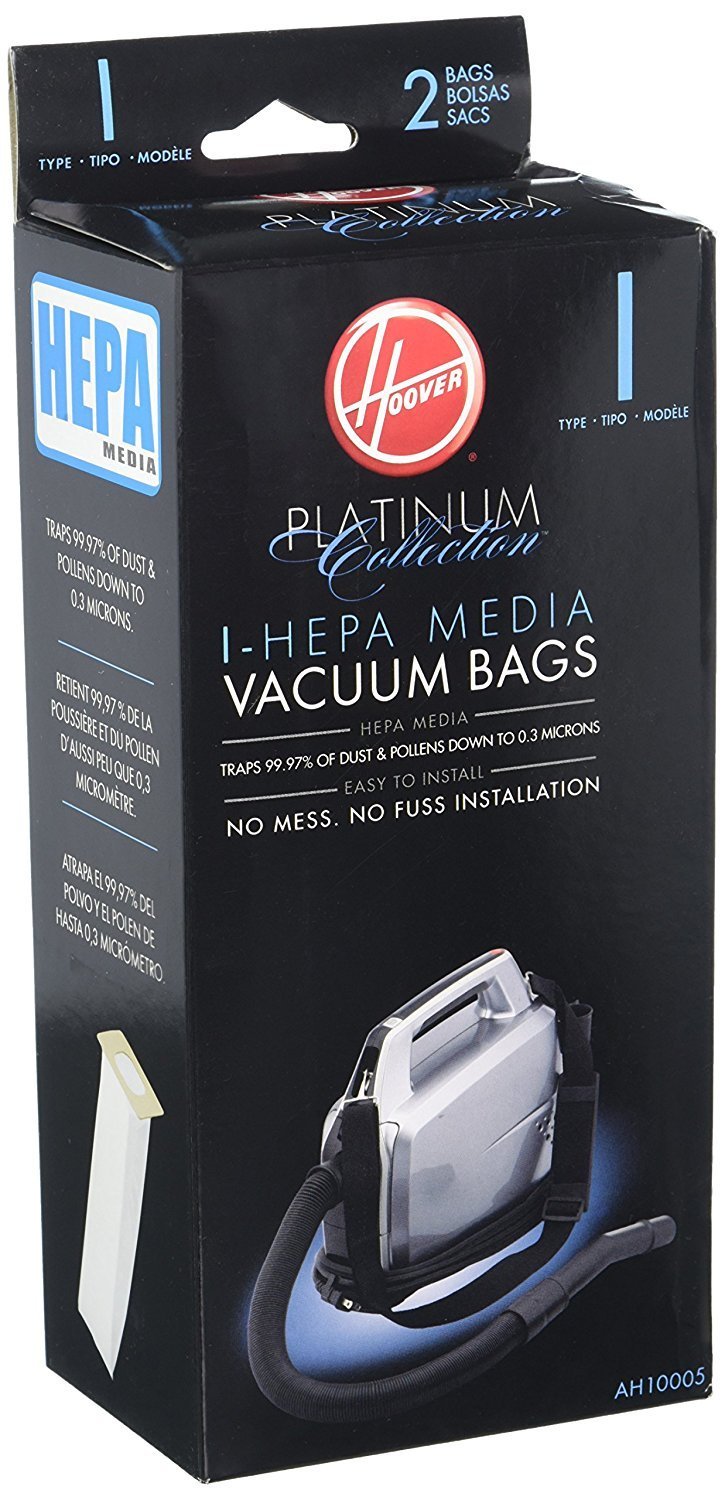 Hoover Platinum "I" Bags 2 Boxes (4 Bags Total) Genuine