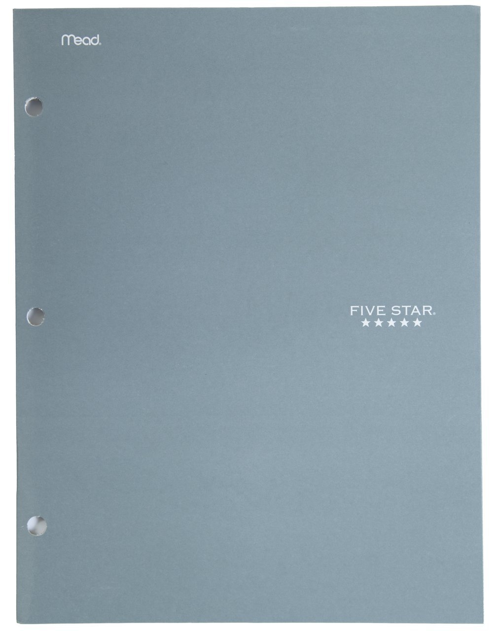 Five Star 4 Pocket Folder, 2 Pocket Folder Plus 2 Additional Pockets, Gray (72103) 1 Folder