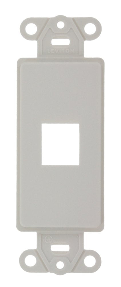 Leviton 41638-W Decora Insert Kit, 6P6C, White