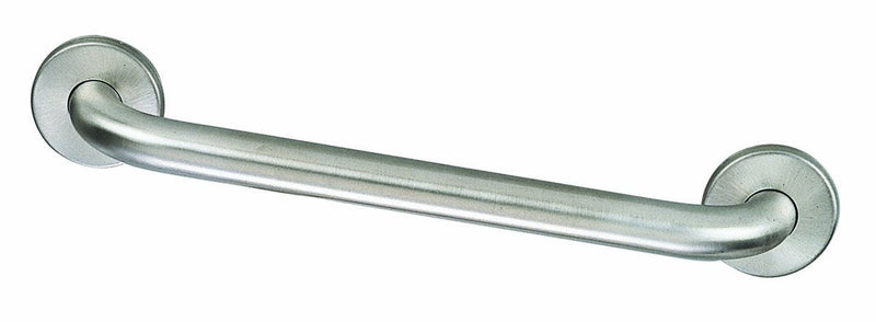 Design House 514067 Commercial Safety Grab Bar 24", Satin Stainless Steel, Inch, Polished Chrome 24 Inch