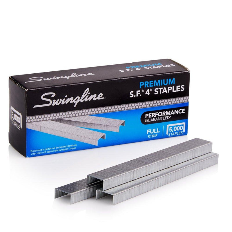 Swingline Staples, S.F. 4, Premium, 1/4 Inches Length, 210/Strip, 5000/Box, 1 Pack (35450) 1 Box