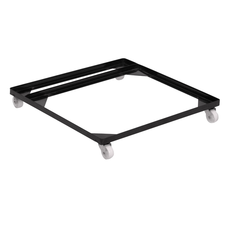 Flash Furniture HERCULES Series Steel Stack Chair and Church Chair Dolly 1 Pack