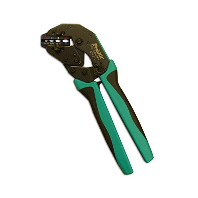 Pro'sKit CP-372FD27 CrimPro Crimper with Insulated Terminal Die, Size 22-8 AWG, Multi
