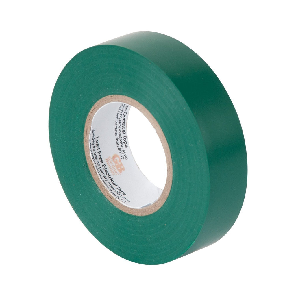 Gardner Bender GTG-667P Electrical Tape, ¾ in x 66 ft, Durable, Easy-Wrap, Flame Retardant, Green