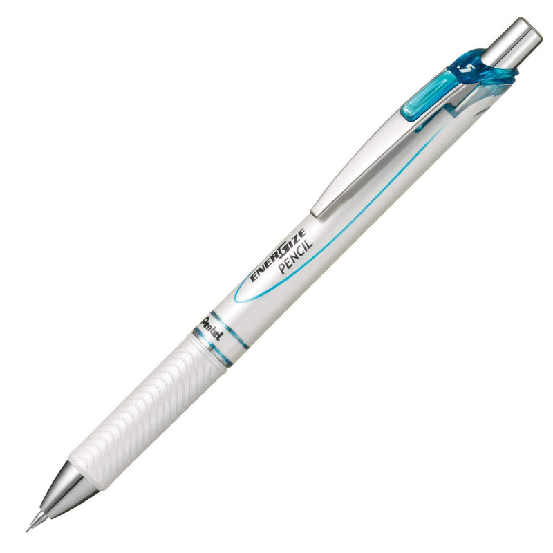 Pentel Mechanical Pencil, Energize, 0.5mm, Pearl White & Sky Blue (PL75-SW)