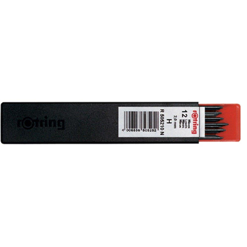 rOtring Lead Refills Extra Strong 2.0mm H (12 Leads) Extra Strong H